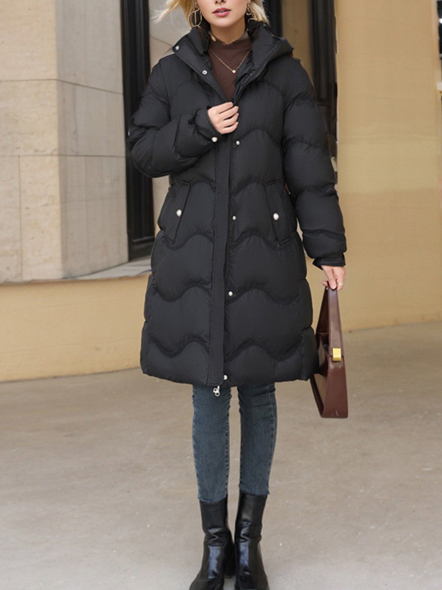 Fashionable and Elegant Waist-length Down Jacket