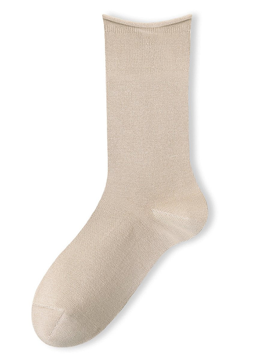 Autumn and Winter Long-staple Cotton Mid-tube Socks