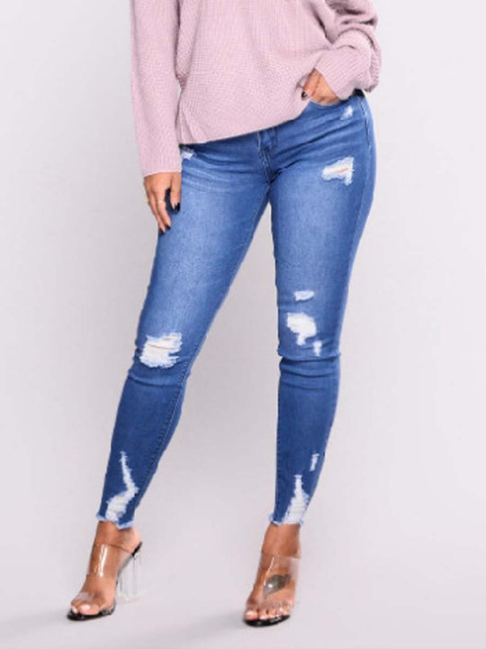 Women's High Waist Stretch Jeans