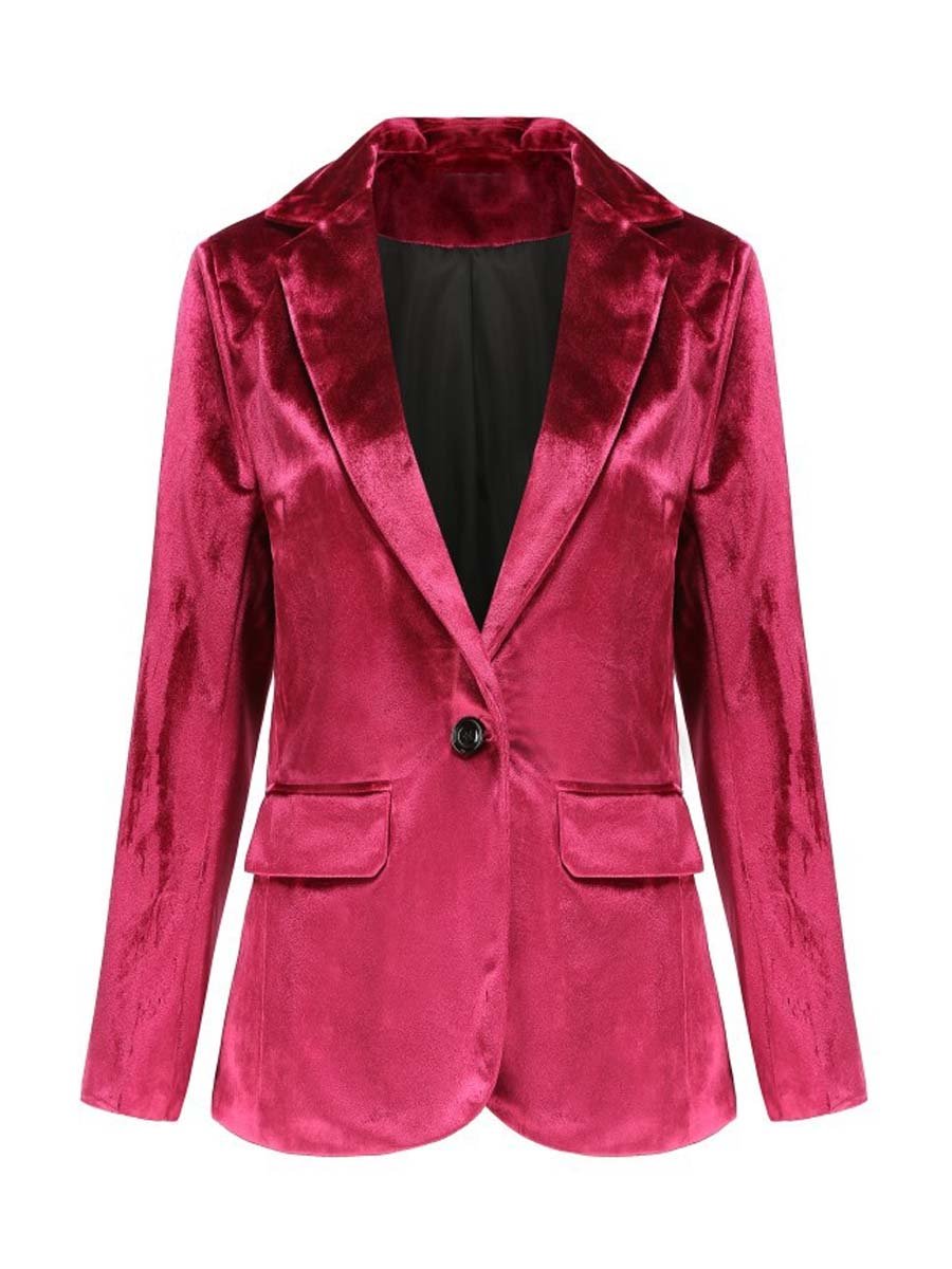 Women's Vintage Velvet Blazer