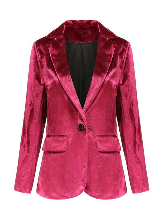 Women's Vintage Velvet Blazer