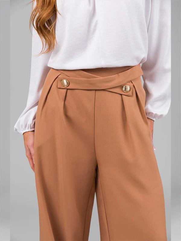 Casual Fashionable Loose Straight Pants 71139444