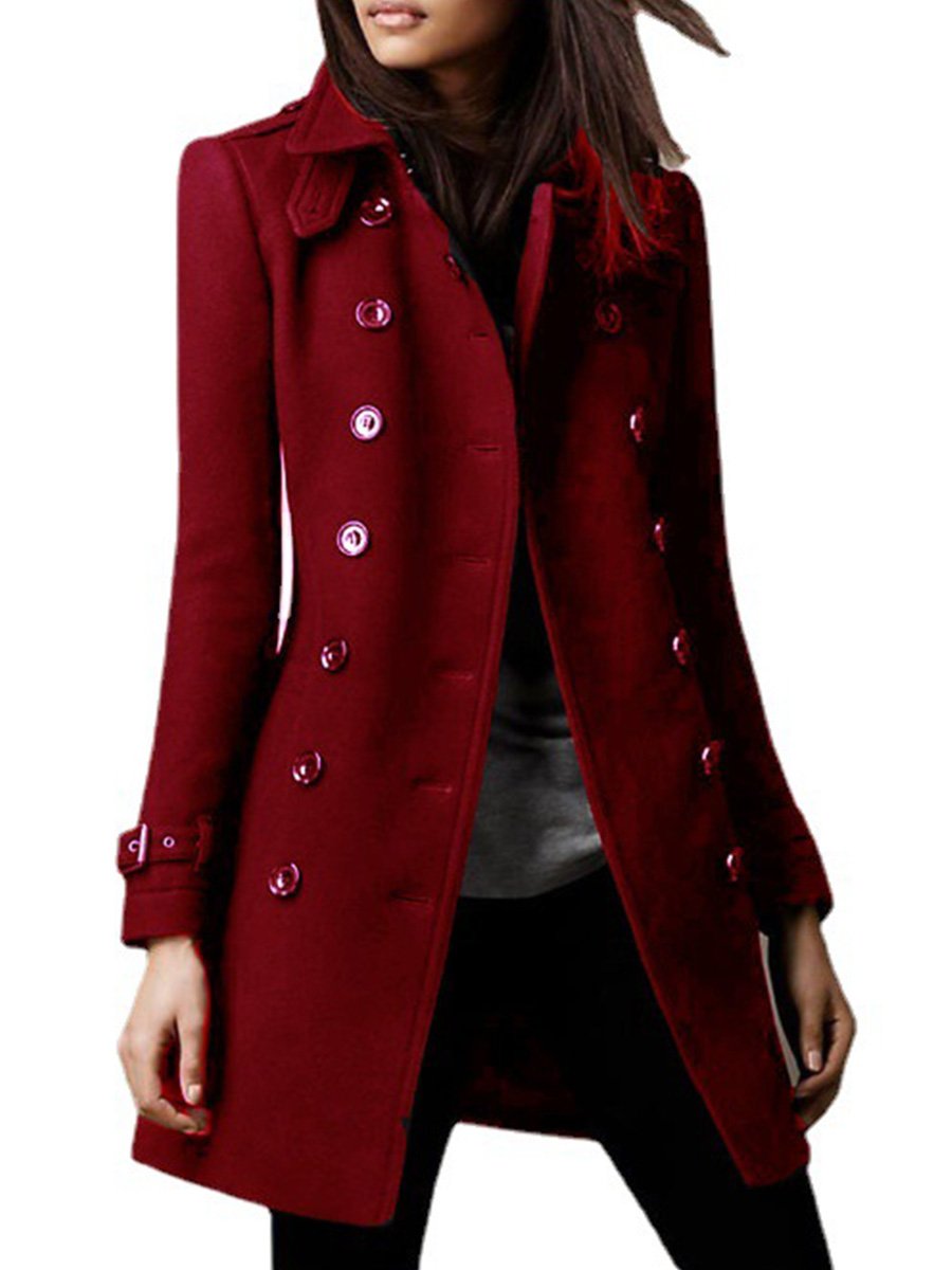 Women's Autumn and Winter Woolen Coat