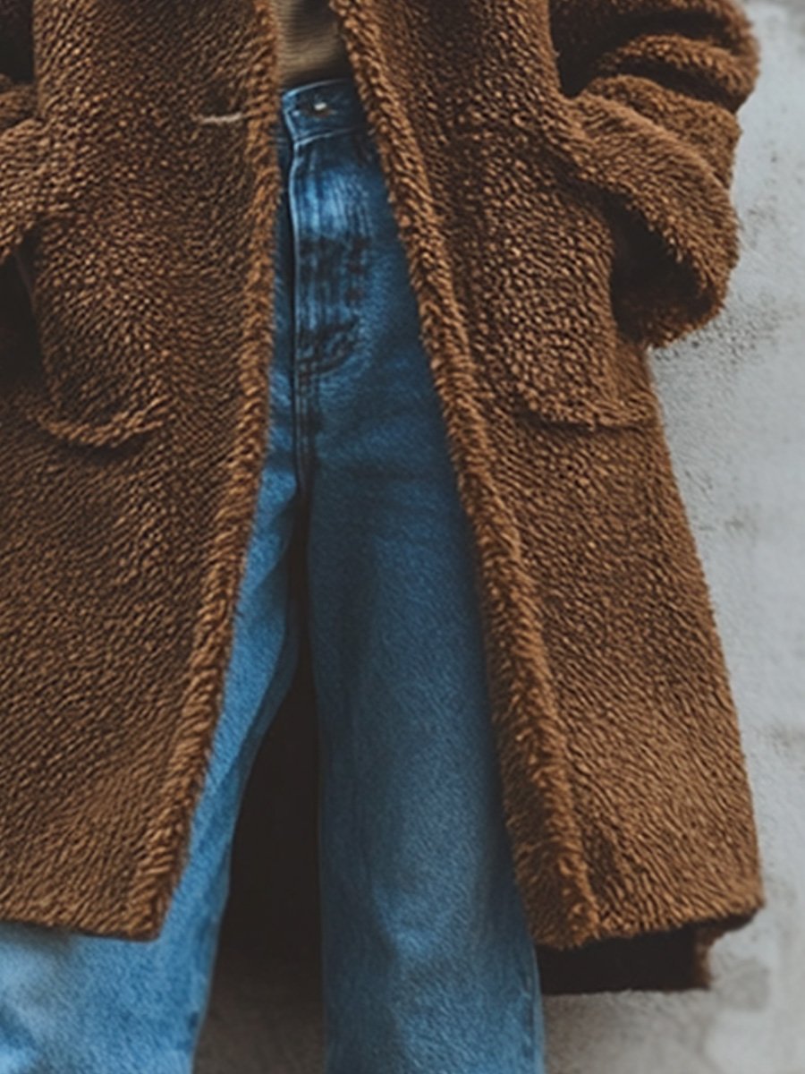 Chic Sherpa Eco-Friendly Coat