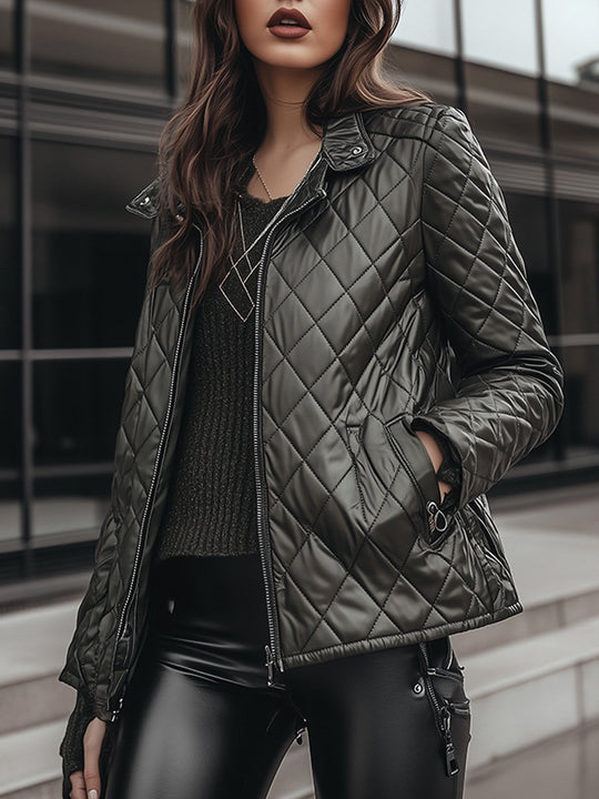 Modern and Stylish Quilted Warm Jacket