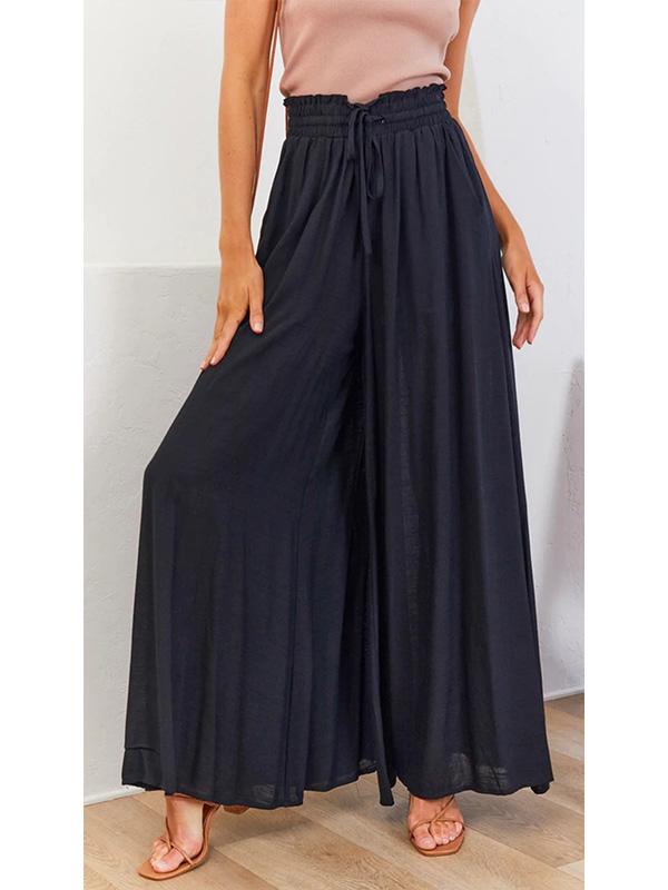 Casual Fashionable Wide Leg Trousers