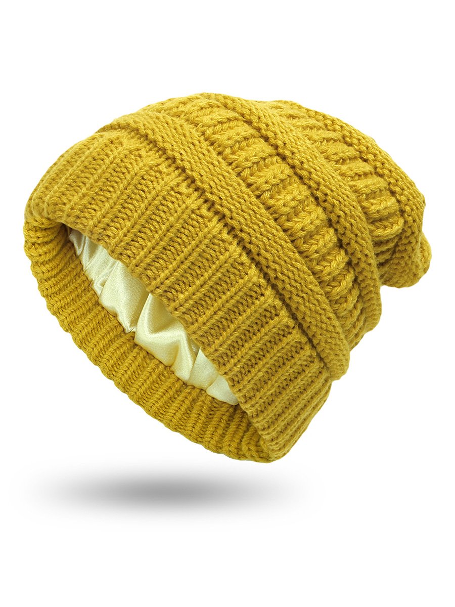 Protect Your Hair Style and Keep Warm with Wool Knitted Hat