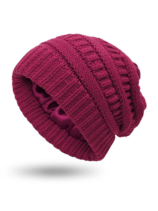 Protect Your Hair Style and Keep Warm with Wool Knitted Hat