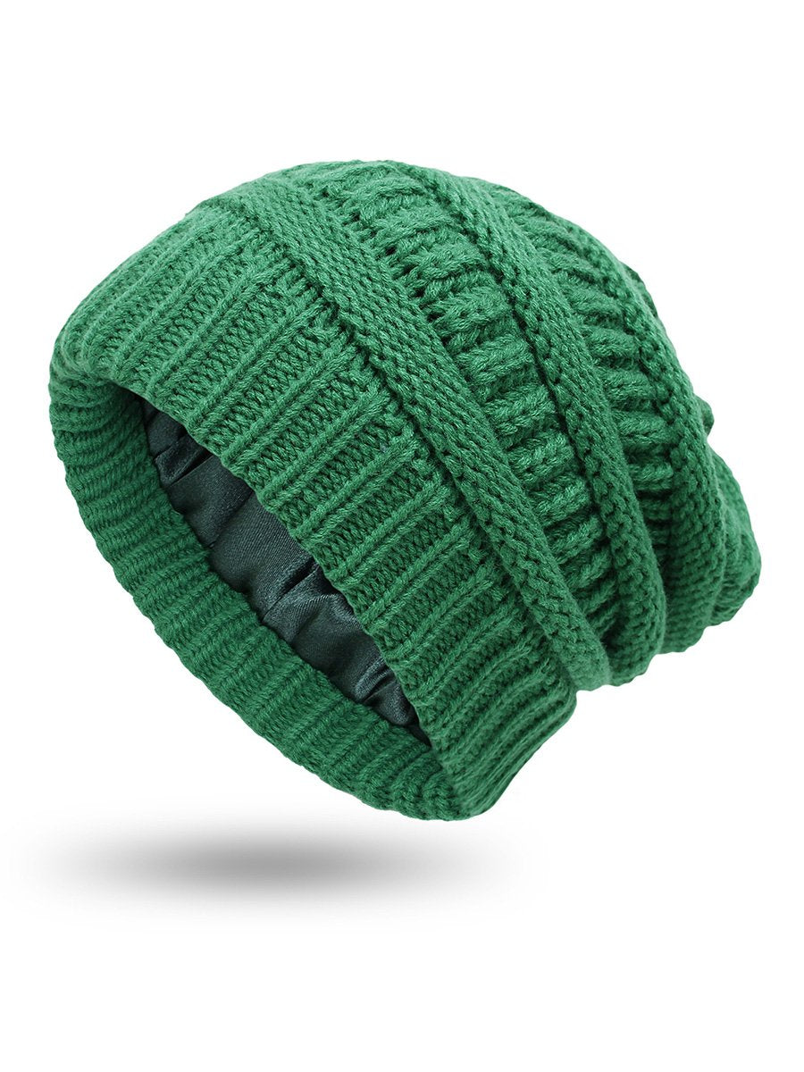 Protect Your Hair Style and Keep Warm with Wool Knitted Hat