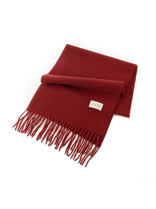 Christmas Plaid Warm Cashmere Tassel Scarf