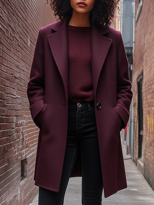 Fashion Retro Loose Classic Wool Coat