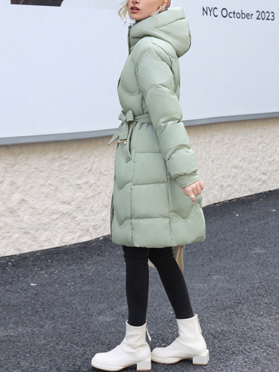 Fashionable and Elegant Waist-length Down Jacket