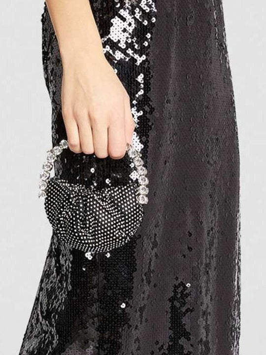 Fashionable Super Shiny Diamond Mini Handbag Evening Bag