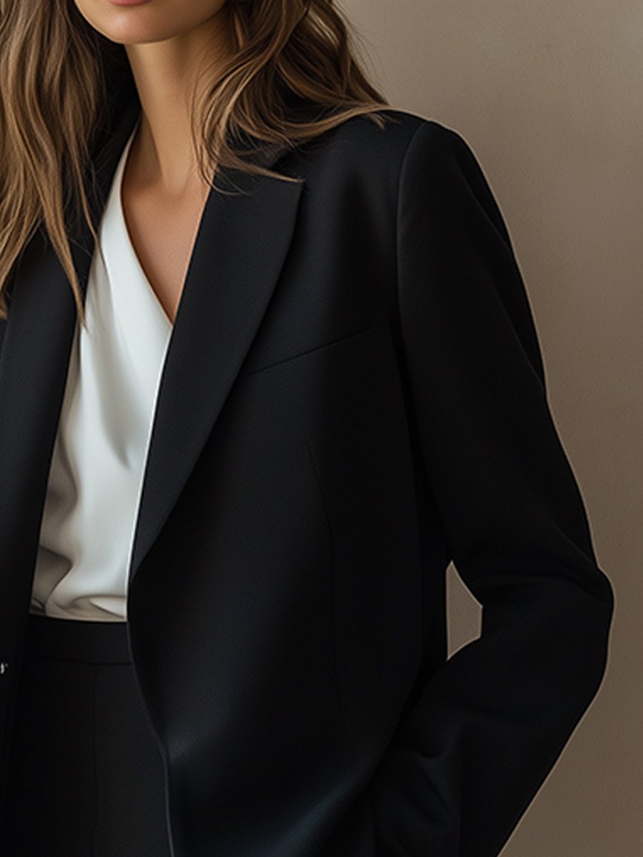 Classic Black Blazer Timeless Sophistication for Every Occasion