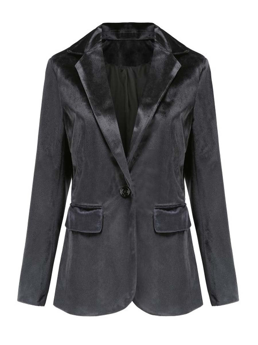 Women's Vintage Velvet Blazer