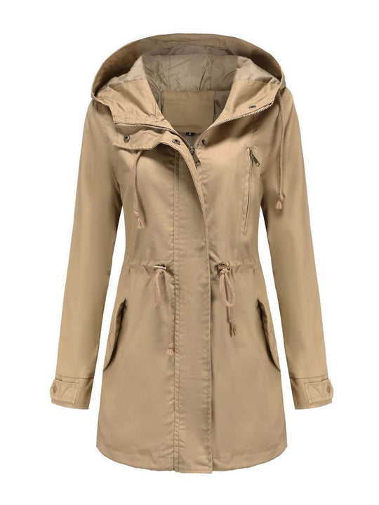 Women's Vintage Sherpa Windproof Parker Coat