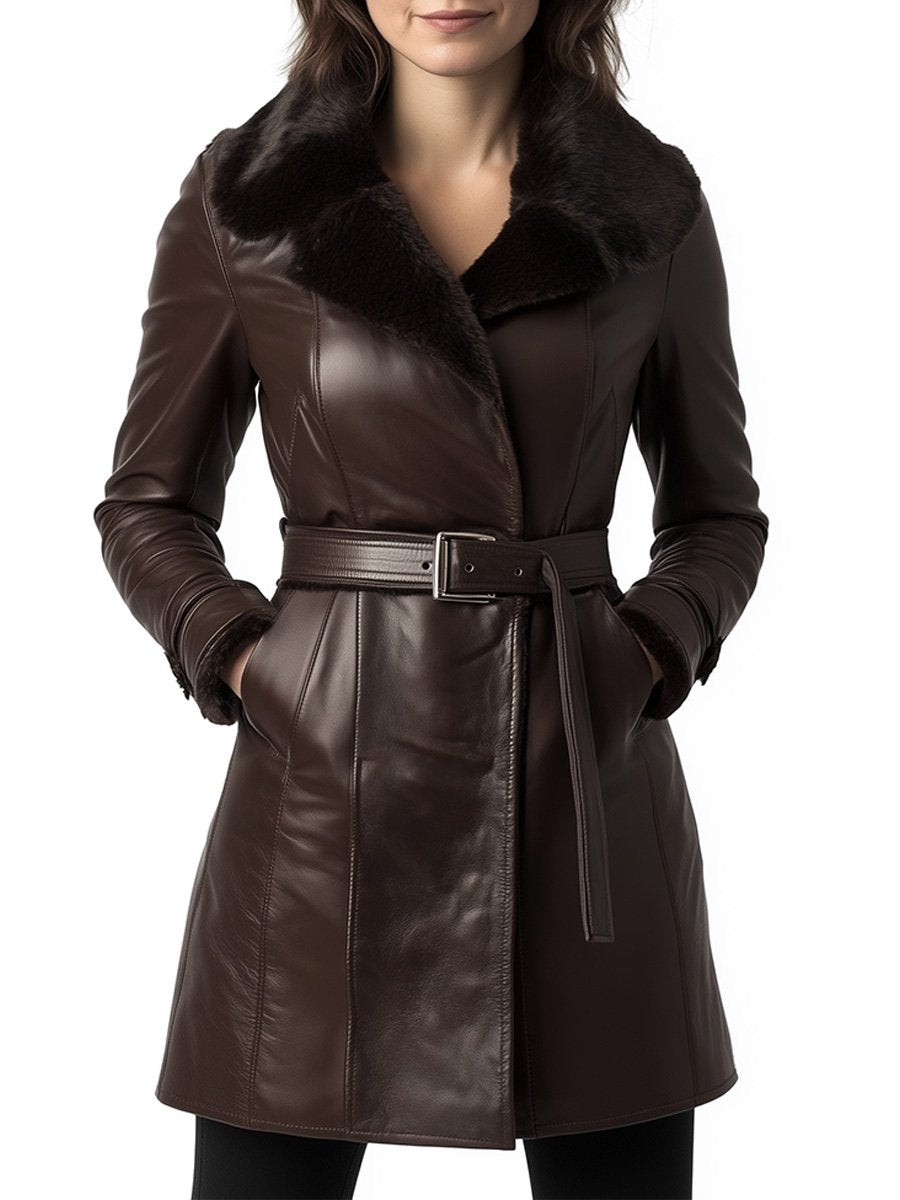 Warm and Cozy Fur-Integrated Thick Outerwear