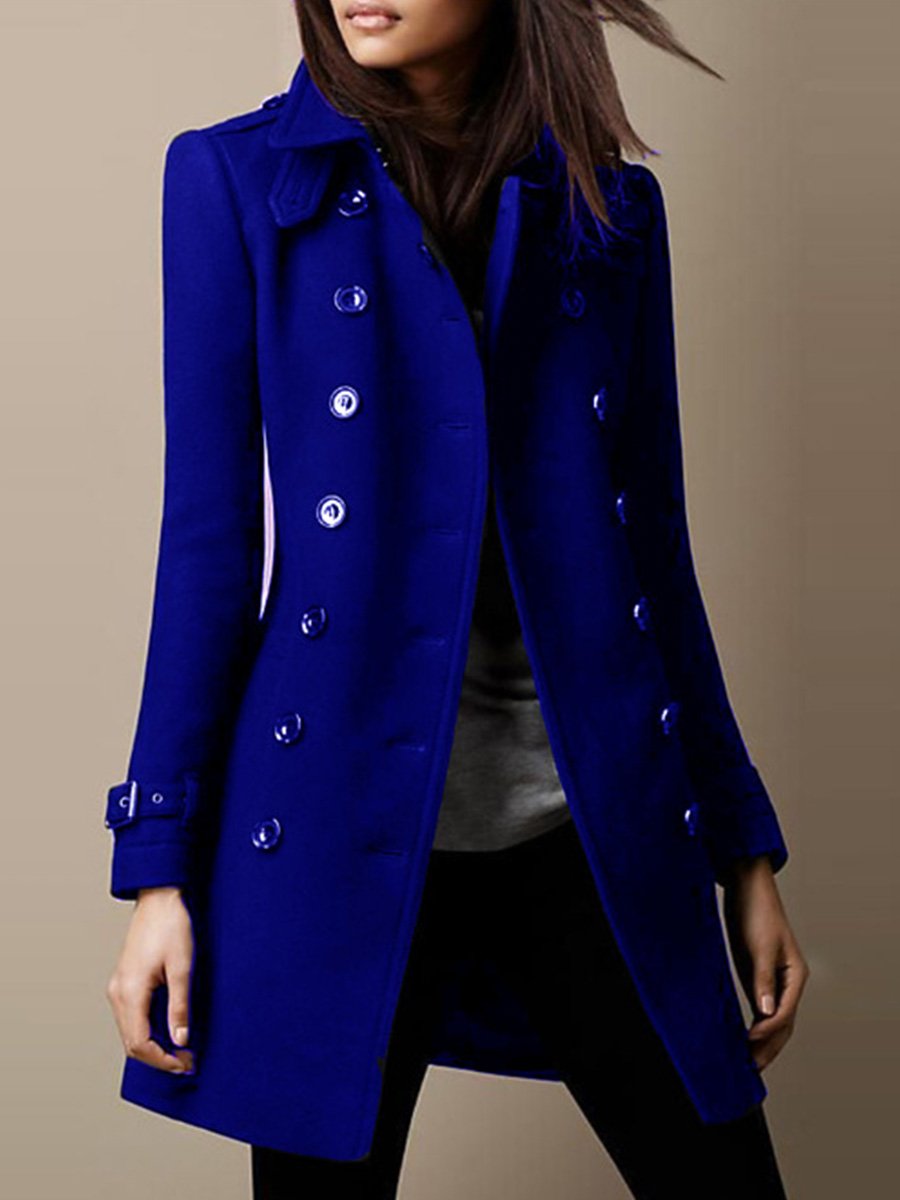 Women's Autumn and Winter Woolen Coat