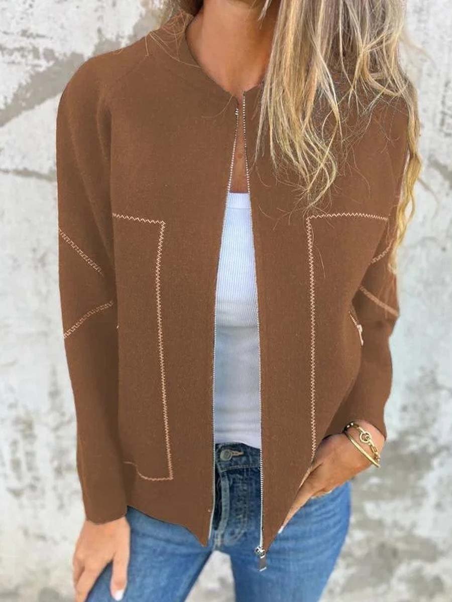 Women's Casual Zip-Up Jacket