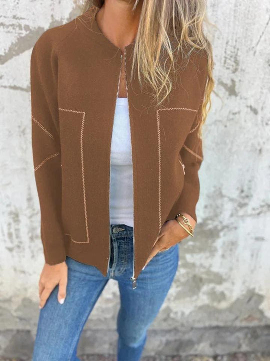 Women's Casual Zip-Up Jacket