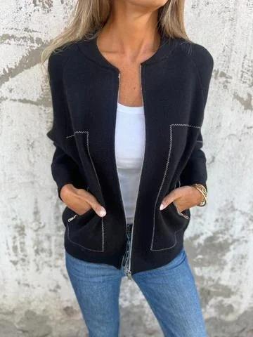 Women's Casual Zip-Up Jacket