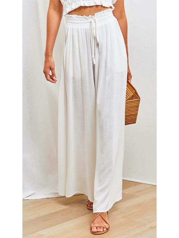 Casual Fashionable Wide Leg Trousers