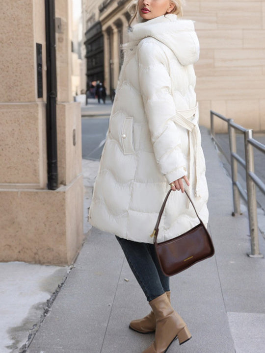 Fashionable and Elegant Waist-length Down Jacket