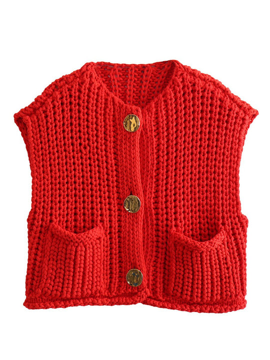 Chunky Knit Vest