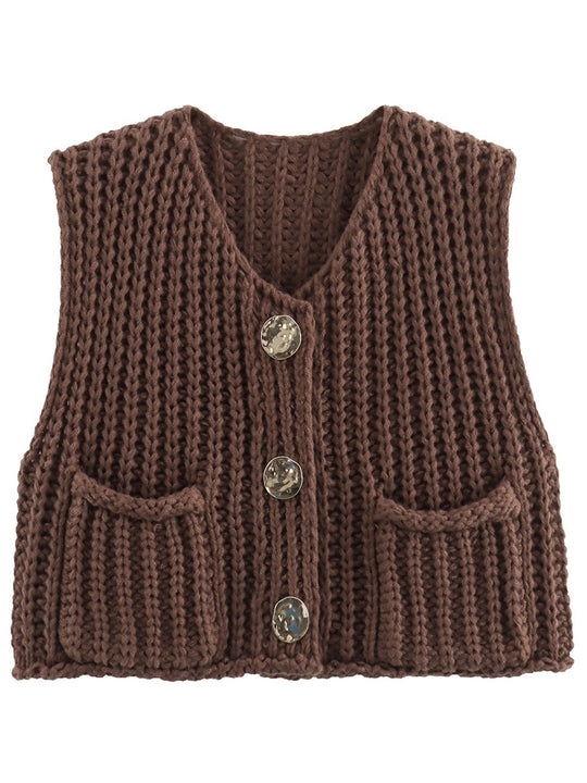 Chunky Knit Vest