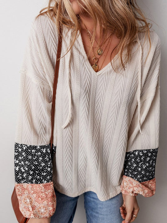 Casual Versatile Loose-Fit Long-Sleeve Top