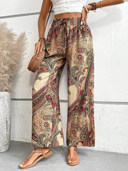 Ethnic Printed Casual Trousers