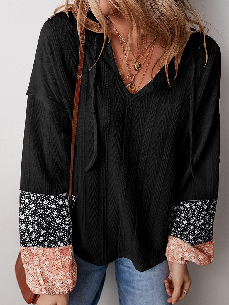 Casual Versatile Loose-Fit Long-Sleeve Top