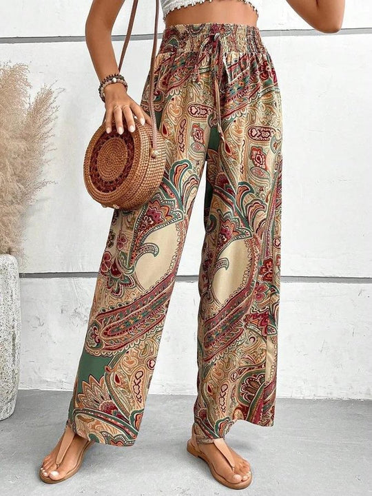 Ethnic Printed Casual Trousers